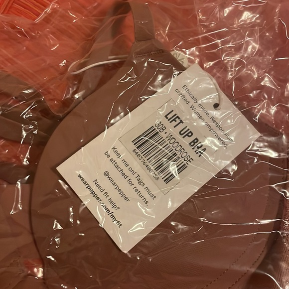 NWT Pepper 30B Lift Up Bra in SOLD OUT Color “Woodrose” - Picture 11 of 12